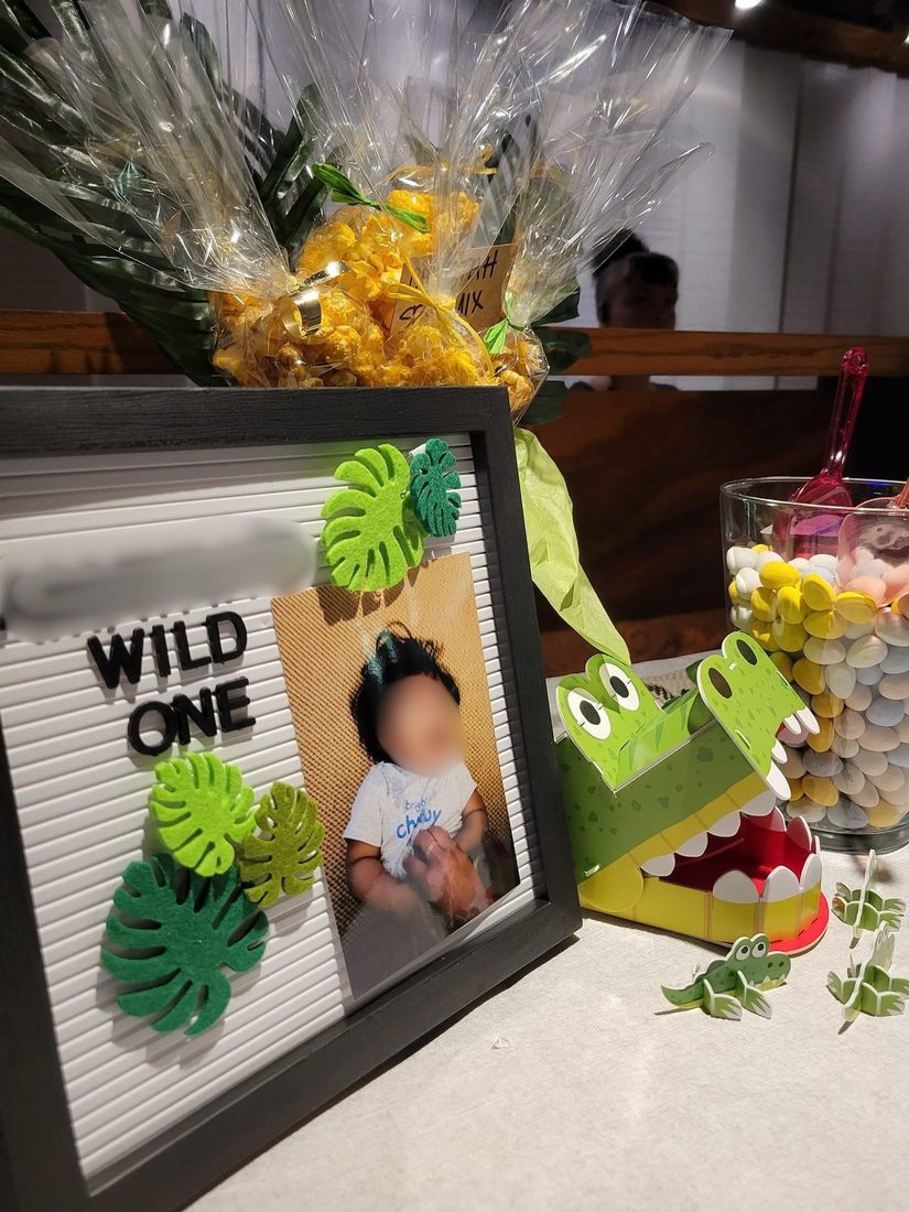 Wild One birthday party display