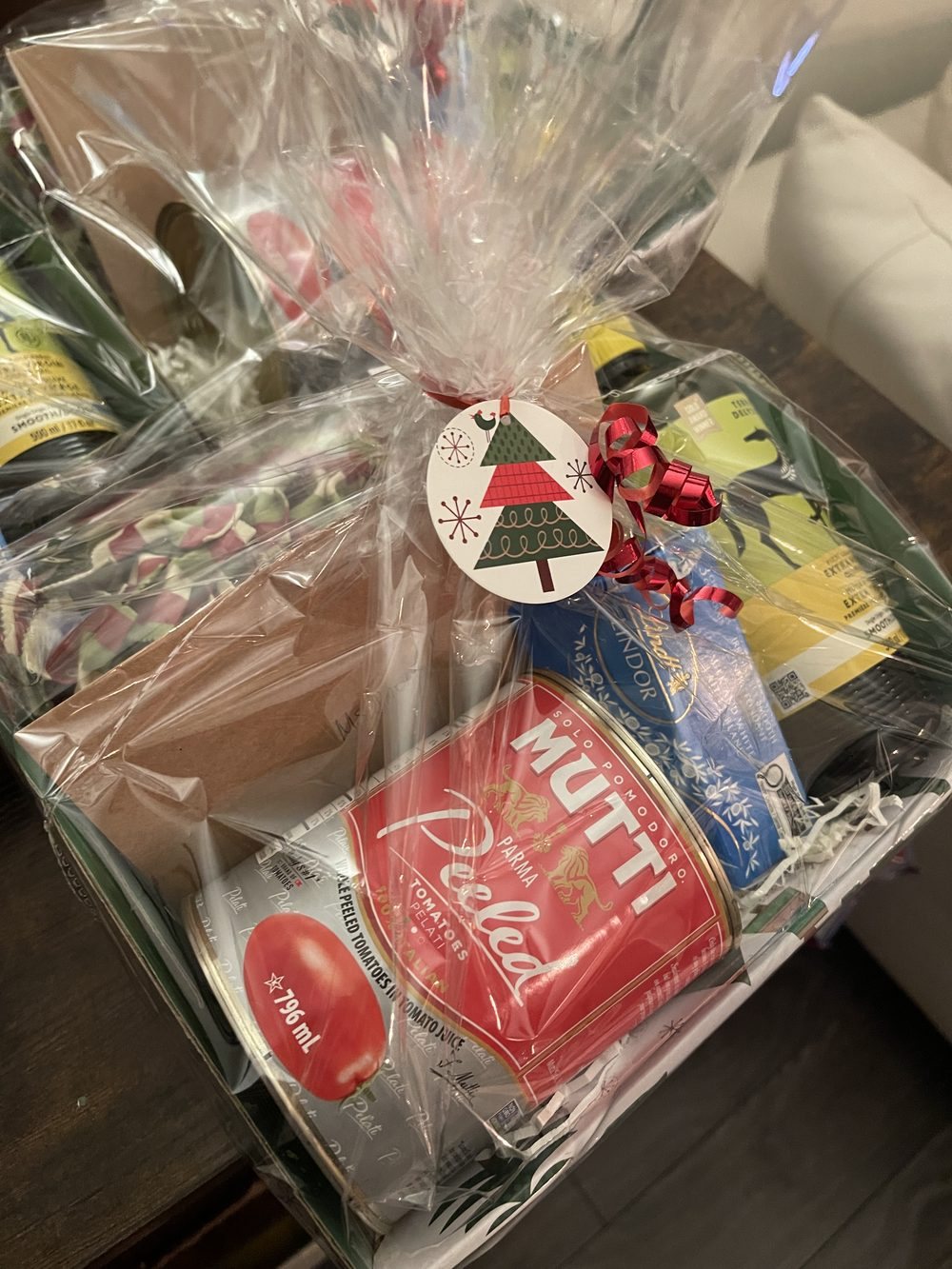 Prepared gift basket